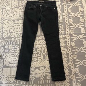 Fossil skinny washed black denim